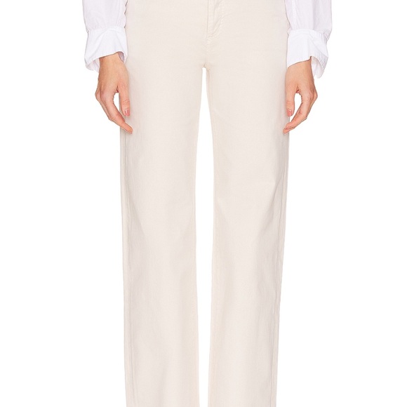 Citizens Of Humanity Denim - Cream Wide-Leg Pants
